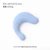 Alfombrilla de ratón ergonómica con reposamuñecas en forma de media luna, cojín de soporte de muñeca de silicona para aliviar la presión de la muñeca, almohada para mano antideslizante para uso en oficina con ordenador