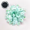 Nuevas Flores Pequeñas Florales de Gasa Hechas a Mano de 8 cm, Accesorios para Adornos de Cabello, Flores de Rosa de Tela Tridimensionales para Ropa DIY