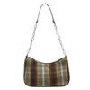 Simples moda casual cross-border Primavera versátil commuter bolsa axilar fêmea nicho textura bolsa baguete saco quadrado pequeno