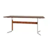 Mesa de Comedor de Madera Maciza y Piedra Estilo Wabi-Sabi Color Crema Nuevo Modelo 2024 Minimalista Moderno Familiar Vintage Francés Retro Gama Alta
