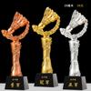 Troféu de resina de metal cristal medalha personalizada sistema de competição de badminton campeão de jogos de eventos esportivos
