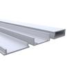 Canaleta de PVC para Cables, Ignífuga, Montaje Superficial, Gestión de Cables, Cableado, Plástico Resistente al Fuego, Engrosada, Estéticamente Agradable, Canaleta Cuadrada para Cables