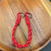 Nuevo cordón de poliéster de siete colores dopamina para teléfono móvil, mochila, etiqueta de equipaje, colgante de moda, cordón de equipaje tejido