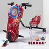 Triciclo Eléctrico de Fábrica Seleccionado Cuidadosamente para Adultos Niños Coche de Derrape Puesto de Plaza Exterior Kart Grande Nuevo para Adultos