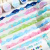 Cinta de Encaje Linda, Cuaderno de Sueños de Nube con Pegatinas para Cuaderno y Bordes de Papel, Decoración Linda de Corazones Girly y Paisajismo