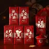 2026 Año del Caballo Nuevos Sobres Rojos para el Año Nuevo Chino, Bolsas de Dinero de la Suerte del Festival de Primavera para Regalos