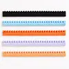 Encaje de pompón de un solo lado de 1.3 cm, pasamanería de cuentas de color macarrón, accesorio decorativo DIY para bombas de baño
