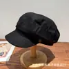 Chapéu Oitavado Versátil Minimalista Estilo Japonês Que Faz o Rosto Parecer Menor, Grande Circunferência da Cabeça, Chapéu de Boina Retrô, Nova Tendência de Chapéu de Artista da Moda