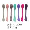 Conjunto Popular de Escovas de Silicone para Lavar o Rosto Transfronteiriço, Pincel Duplo para Máscara, Ferramenta de Beleza, Escova Limpadora de Poros Faciais