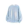 Moletom gola careca tie-dye minimalista estilo americano para homens, novidade outono e inverno 2026, tendência, solto, casual, moletom falso de duas peças