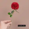 Dente-de-leão Simulado Flor Única Crisântemo Bola Flor de Seda Buquê de Plástico Decoração de Casamento Parede de Flores Mais Vendido na Amazon Flor Artificial