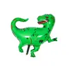 Globo de dinosaurio de dibujos animados de 18 pulgadas nuevo transfronterizo para fiesta de banquete de cumpleaños infantil decoración de fiesta globo