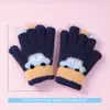 Ruiya Selecciona Cuidadosamente Guantes Infantiles de Cinco Dedos, Guantes Cálidos de Invierno para Niños y Niñas, Guantes de Felpa con Dibujos Animados para Niños Mayores