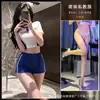 Lingerie sexy, desejo puro, instrutor particular sexy, uniforme de líder de torcida com decote revelador, traje esportivo sedutor estilo faculdade, garota doce e picante