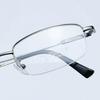 Tienda de gafas de venta rápida marco de gafas de aleación de memoria para hombre estilo business cuadrado semi-marco estilo Buda presbicia miopía marco pequeño al por mayor