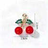 Liga de Gotejamento de Óleo Misto Pingente de Fruta Acessórios DIY Pulseira Brincos Acessórios Pingente de Cereja Morango Abacaxi