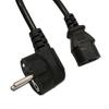 Cable de alimentación con enchufe estándar europeo, cola de pin, cable para computadora, enchufe europeo de CA, cable de alimentación para computadora de escritorio estándar europeo
