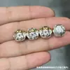 Cuentas de barril finamente elaboradas en cobre puro con incrustaciones, cuentas espaciadoras, motivos de león y danza del león, pulseras, collares y colgantes hechos a mano para DIY