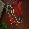 Collar Hanfu Suave con Borlas Extra Largas, Collar Retro Versátil para Uso Diario Estilo Ming, Collar con Borlas de Flor de Loto