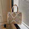 Bolso de viaje de gran capacidad para mujer, nuevo bolso de hombro de moda 2024, bolso de estudiante de estilo étnico, moderno