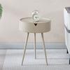 Mesa pequena estilo creme nórdico moderna simples mesa de centro criativa aluguel casa pequeno apartamento sala de estar quarto mesa de cabeceira