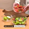 Tigela de Salada Tigela de Sobremesa de Vidro Tigela Transparente Doméstica para Frutas Gelo Geleia Bacia para Lavar as Mãos de Bebê Lembrancinha de Festa de Primeiro Aniversário Mêsversário