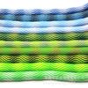Fábrica atacado 10mm poliéster núcleo corda redonda 32 cor spot Nova Linha sólida espiral corda tecida