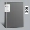 Libro de Información Transparente A4 Morandi Carpeta Transparente Bolsa para Almacenamiento de Documentos Carpeta Insertable Bolsa para Recopilación de Exámenes
