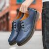 Nova Coleção Outono/Inverno Venda Quente Comércio Exterior Ferramentas eBay Botas Martin Couro Genuíno Ferramentas para Casal Cabeça Redonda Cano Baixo Sapatos para Uso Externo para Homens e Mulheres