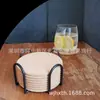 En stock fabricantes de origen estante de hierro integrado 3D portavasos de cerámica juego posavasos estante de almacenamiento estante de exhibición