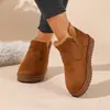 Botas de Nieve de Suela Gruesa Tallas Grandes para Mujer 2026 Llegada Nueva de Invierno Comercio Exterior Aterciopeladas Engrosadas Calidez Protección contra el Frío Botas de Nieve para Mujer