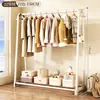 Cabide simples e autônomo para quartos, um cabide de roupas móvel e espessado adequado para apartamentos alugados, um cabide de roupas leve e estiloso