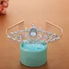 Diadema azul lago congelado vestido infantil Corona niña Tocado Amazon pedrería Princesa varita mágica transfronterizo