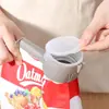 Clip sellador de bolsa de comida boca de descarga grande clip sellador de snacks tipo tapa de botella boca de descarga alimento con artefacto sellador de boca