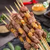 Brochetas de Cordero Amute, Brochetas de Carne de Mongolia Interior, Ingredientes para Barbacoa de la Industria de Cordero Graso Pequeño, Suministro de Fabricante Brochetas de Cordero Personalizadas