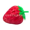 Juguete de fresa apretable artificial estilo TikTok, juguete realista de fruta para aliviar el estrés, venta al por mayor transfronteriza