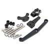 Adecuado para Honda CB650R 19-21 motocicleta modificada con soporte de amortiguador de dirección de regla de titanio ajustable