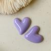 Versión coreana de parche de corazón de durazno de color fresco pequeño diy accesorios de resina aretes colgante para carcasa de teléfono móvil material para accesorios para el cabello al por mayor