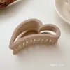 Presilha de Cabelo de Acrílico Tubarão de Verão Inspirada em Celebridades, Presilha de Garra Grande para Mulheres, Acessório de Cabelo para Coque Despojado, Presilha Essencial para Cabelos Grossos