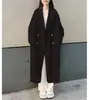 Elegante Abrigo de Lana para Mujer, Nuevo Abrigo de Lana Otoño e Invierno 2024, Gabardina Petite, Estilo Hepburn, Estilo Coreano