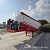 Exportação Transfronteiriça de Semirreboques de 3 Eixos para Material em Pó, Semirreboques para Transporte de Argamassa de Cinzas Volantes