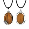 Punto Colgante de Piedra Natural en Forma de Disco Piedra Semipreciosa Colgante de Cristal Natural Accesorios para Joyería DIY Venta al por Mayor