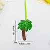 Nuevo Árbol de Coco de Comercio Exterior Calabaza Bordado con Cuentas Hecho a Mano Parche de Tela Bolsa con Cuerda Colgante Colgante para Zapato Sombrero Accesorio de Lazo