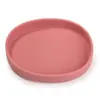 Platos de Cena de Silicona de Grado Alimenticio Transfronterizos para Niños, Tazones para Comida de Bebé, Utensilios de Alimentación Anticaídas y Resistentes a Altas Temperaturas al por Mayor