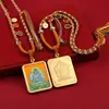 Xizang Thangka Bruto Semi-Pintado à Mão Dourado Oito Santos Padroeiros Animal do Zodíaco Buda Thangka Colar Concha de Aço Titânio