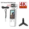 Câmera Esportiva Portátil para Exterior Q8 com Autofoco, Gravação de Conferência, Câmera de Bolso Portátil, Câmera de Bolso com Gimbal