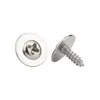 Tornillo autorroscante PWA de cabeza grande con arandela arandela ampliada cabeza redonda Phillips grande con arandela tornillo pequeño M2 M2.4
