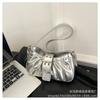 Bolsa Pequena Estilo Hot Girl para Mulheres 2026 Nova Moda Bolsa Plissada de Ombro Design de Nicho Bolsa Transversal para o Dia a Dia Tendência