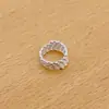 Joyería para Trenzas Sucias de Hip Hop Anillo para el Cabello de Trenza Sucia con Galvanizado de Hierro Anillo para el Cabello de Trenza Material para Accesorios de Cabello DIY