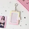 Porta-Cartões Asas de Anjo Estilo Ins, Porta-Cartões Rígido Acrílico Feminino 3 polegadas para Cartões de Fãs e Pingente de Exibição de Polaroid